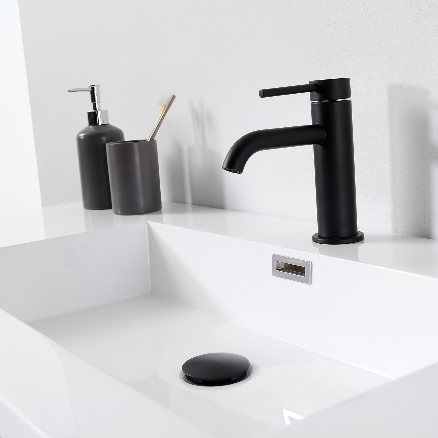 Annecy 24" Freestanding Bathroom Vanity with Reinforced Acrylic Integrated Sink Top