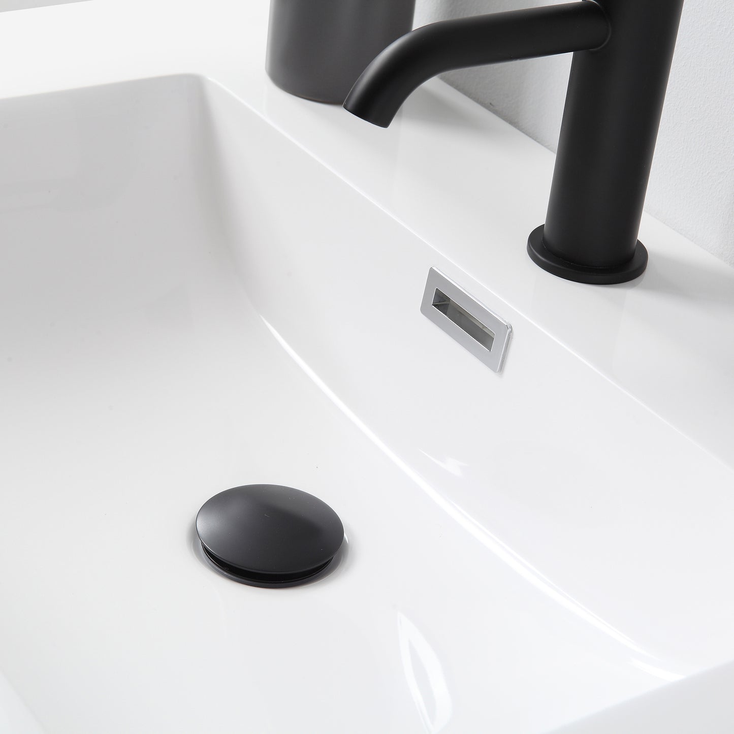 Colmar 30" Wall Mounted Bathroom Vanity with Reinforced Acrylic Integrated Sink Top