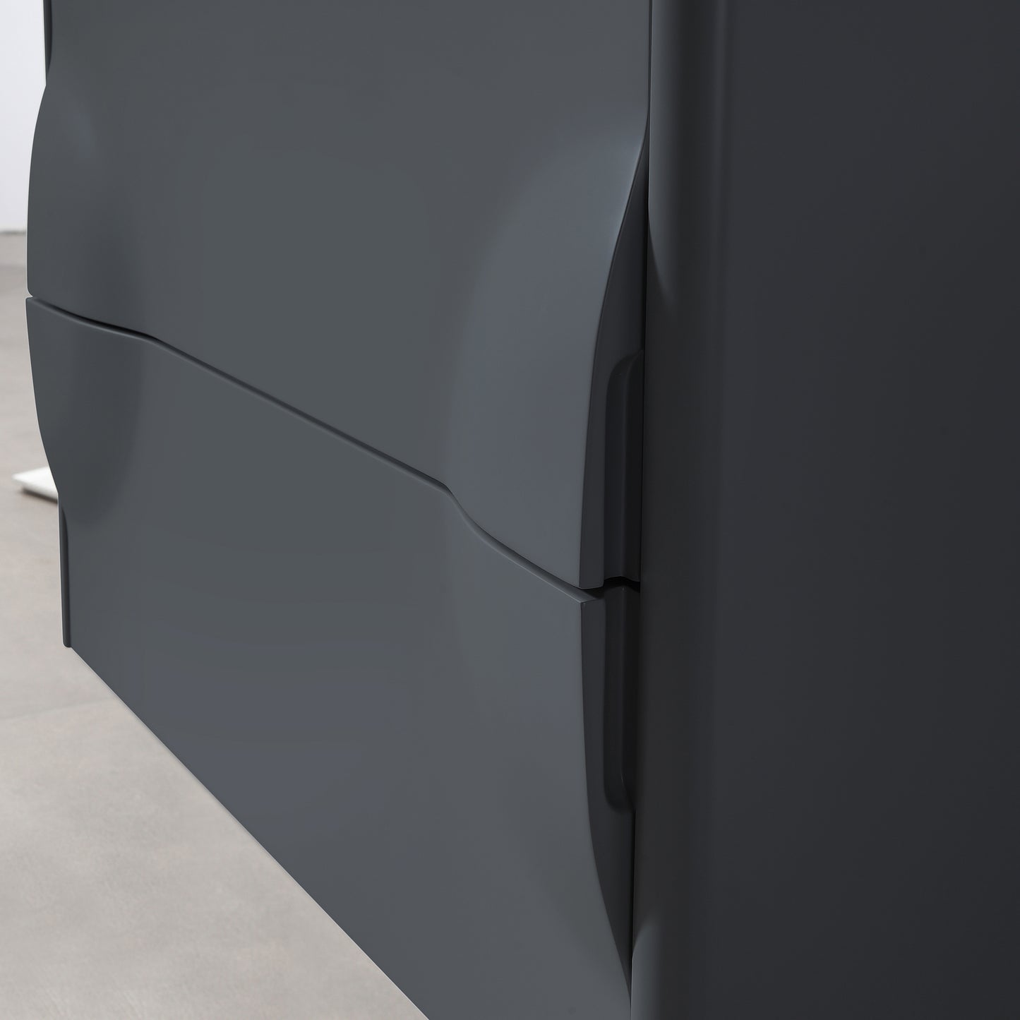 Colmar 30" Wall Mounted Bathroom Vanity with Reinforced Acrylic Integrated Sink Top