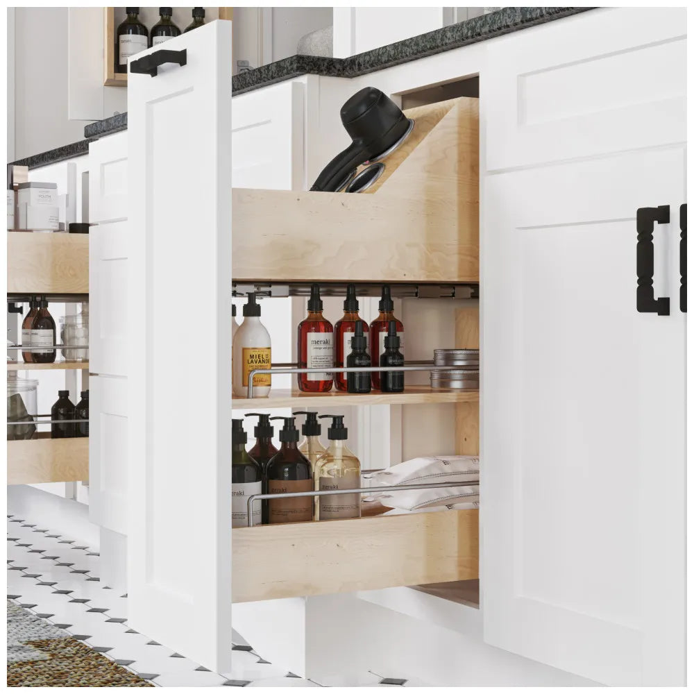 Kamiko 8" "No Wiggle" Soft-close Vanity Cabinet Pullout