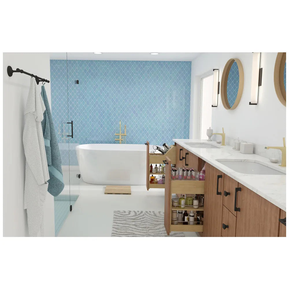 Kamiko 8" "No Wiggle" Soft-close Vanity Cabinet Pullout