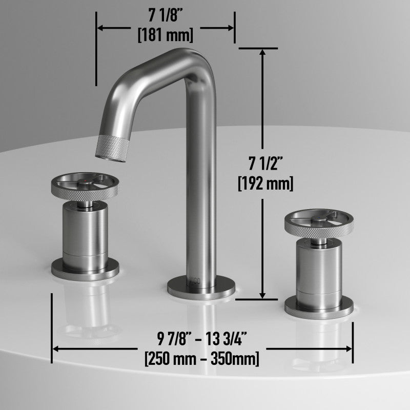 Cass 8" Widespread Bathroom Lavatory Faucet