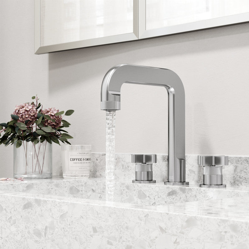 Wythe Cross 8" Widespread Bathroom Lavatory Faucet