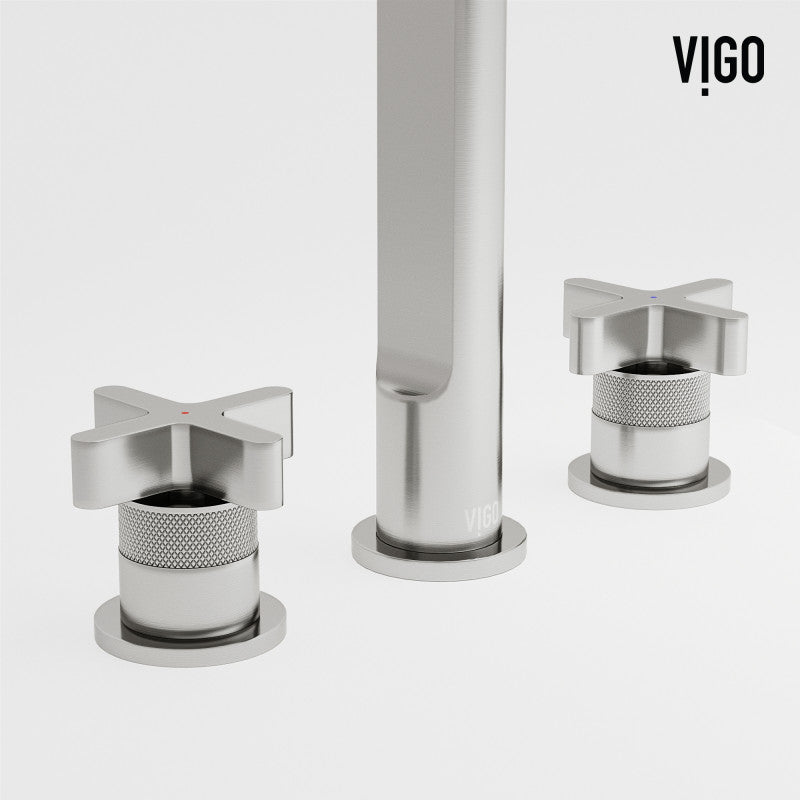 Wythe Cross 8" Widespread Bathroom Lavatory Faucet
