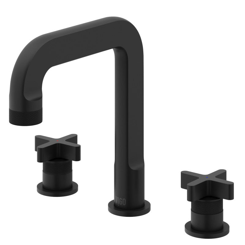 Wythe Cross 8" Widespread Bathroom Lavatory Faucet