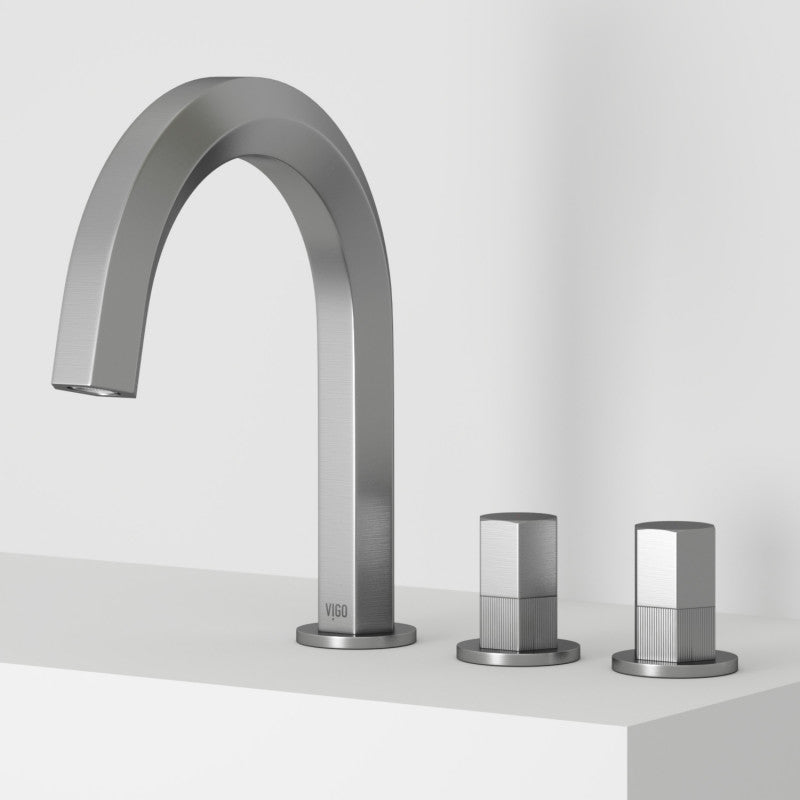 Hart Hexad 8" Widespread Bathroom Lavatory Faucet