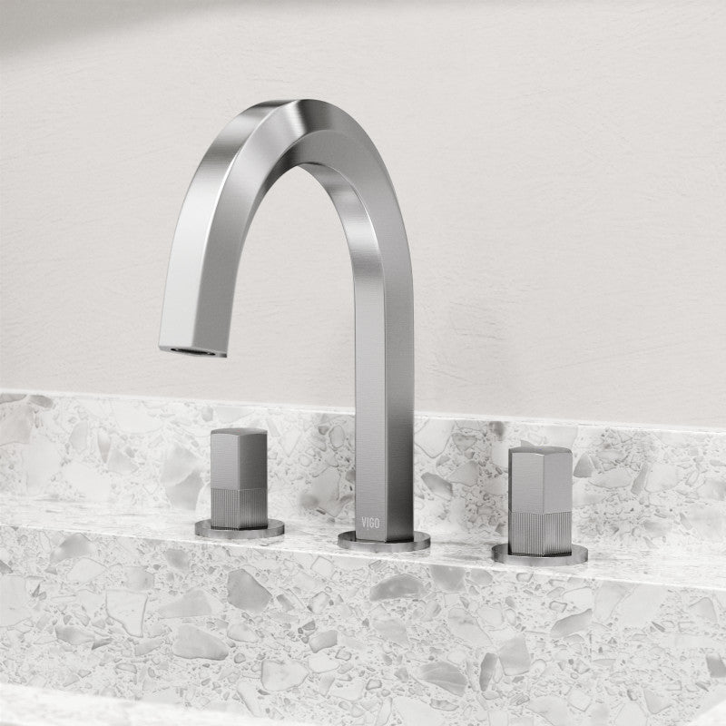Hart Hexad 8" Widespread Bathroom Lavatory Faucet