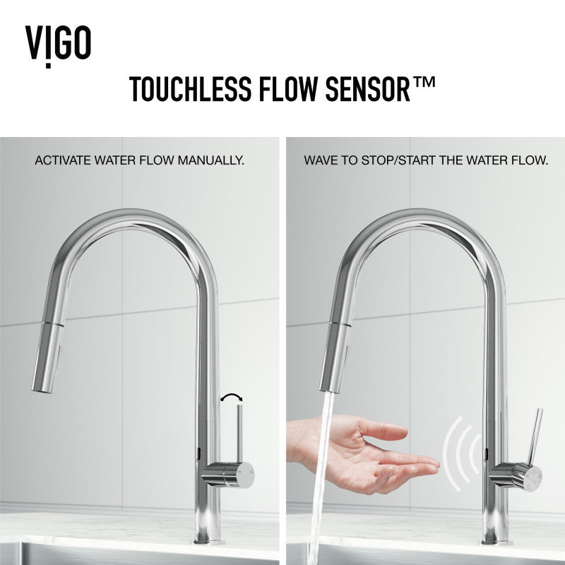 Greenwich Touchless Sensor Kitchen Faucet