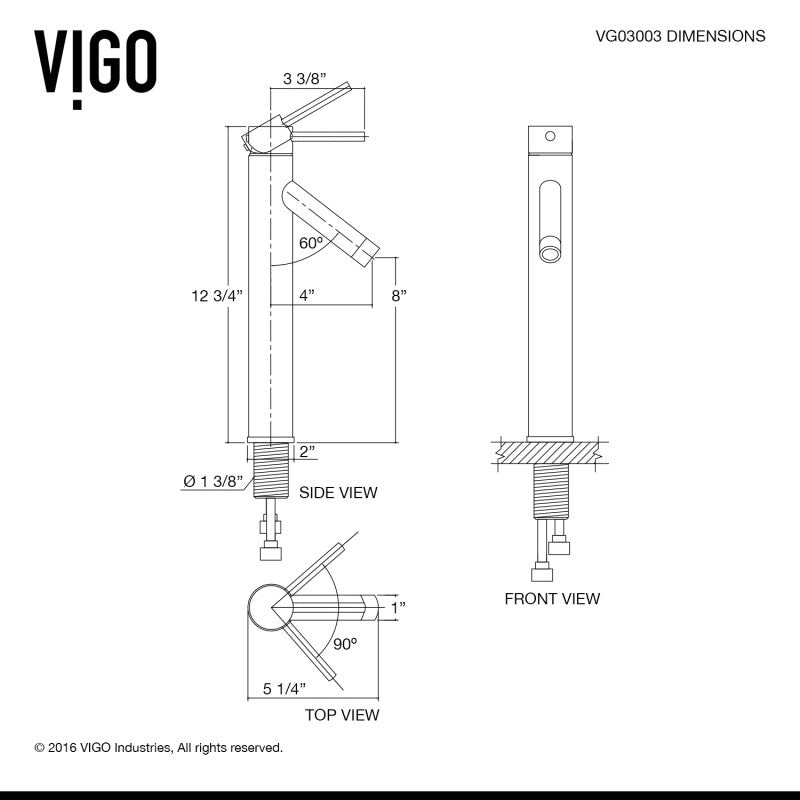 Dior Bathroom Vessel Faucet