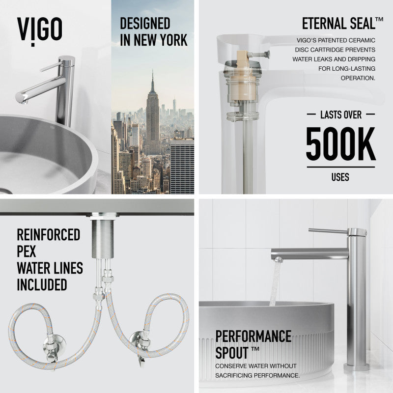 Jewel Bathroom Vessel Faucet