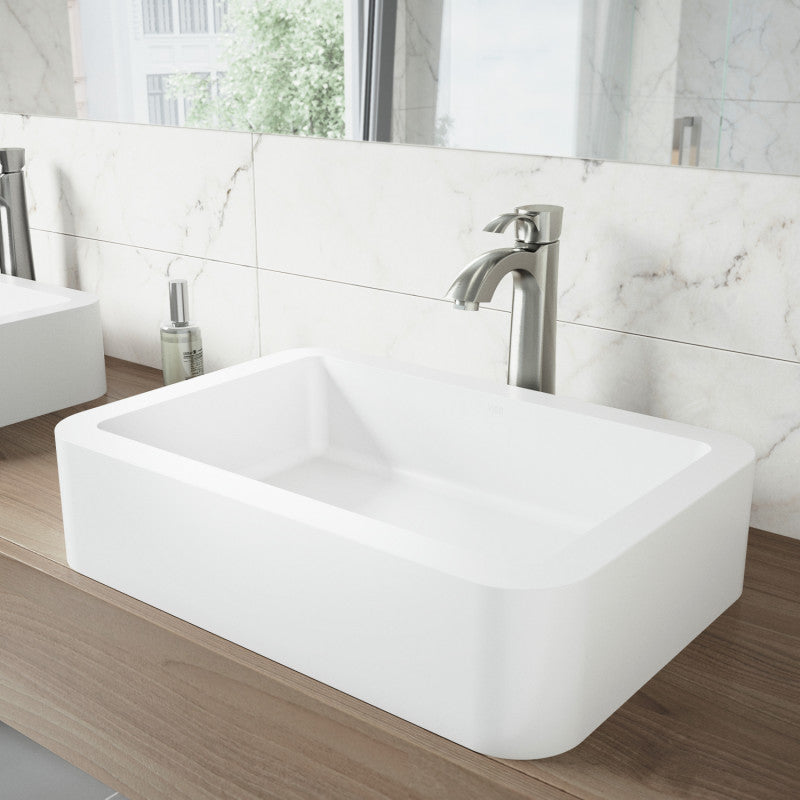 Petunia Matte Stone™ Vessel Bathroom Sink
