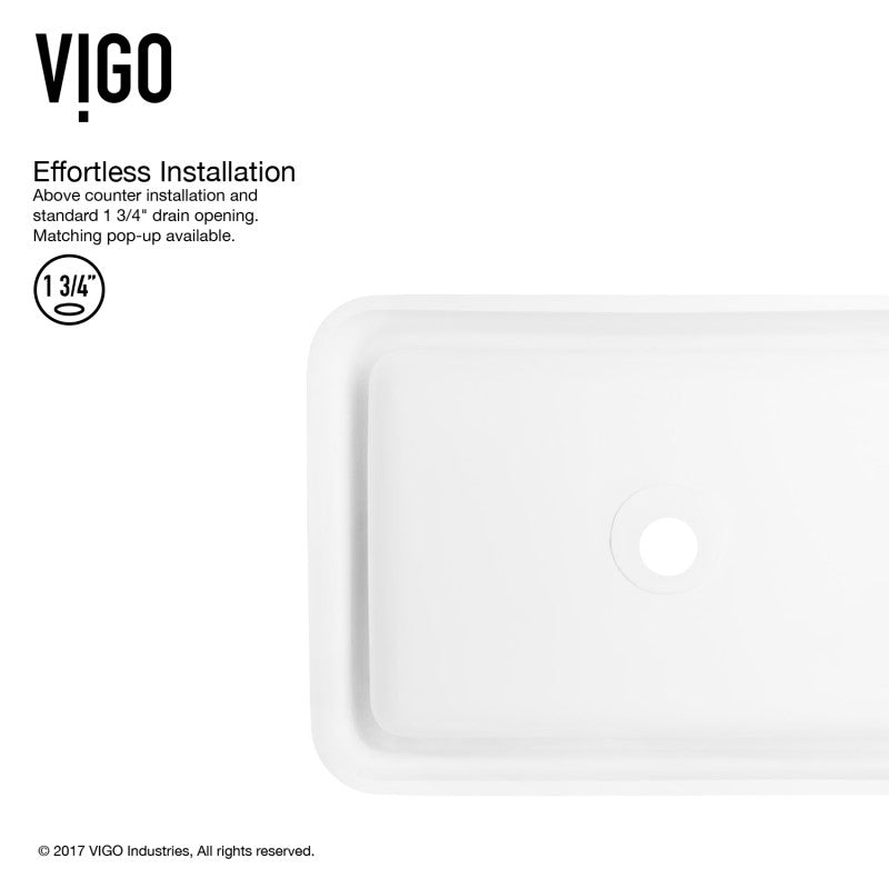 Petunia Matte Stone™ Vessel Bathroom Sink