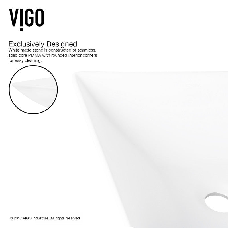 Hibiscus Matte Stone™ Vessel Bathroom Sink