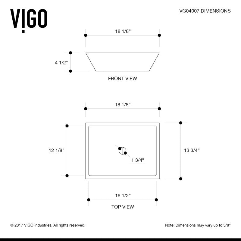 Vinca Matte Stone™ Vessel Bathroom Sink