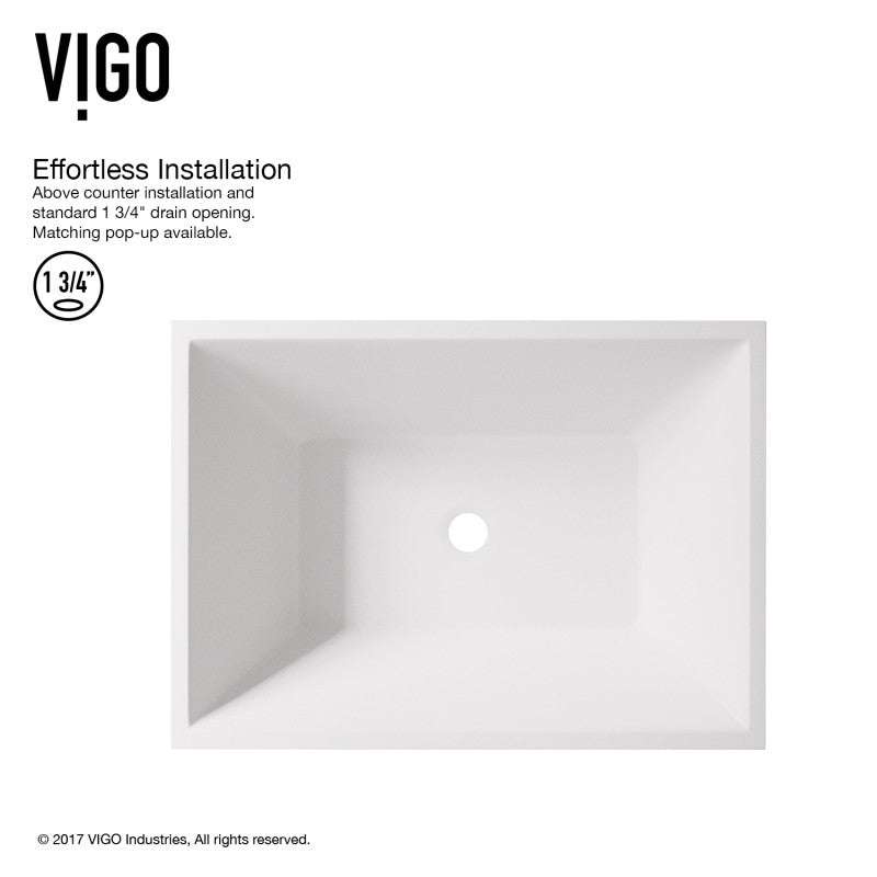 Vinca Matte Stone™ Vessel Bathroom Sink