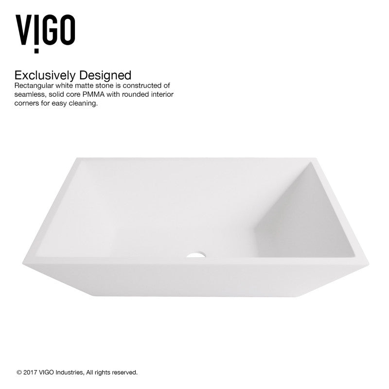 Vinca Matte Stone™ Vessel Bathroom Sink