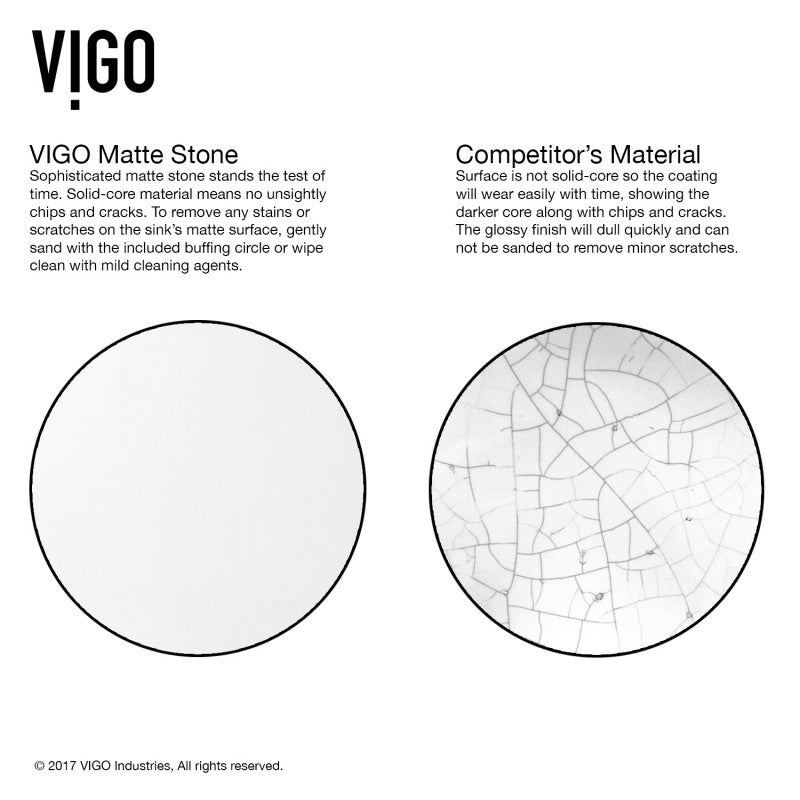 Vinca Matte Stone™ Vessel Bathroom Sink