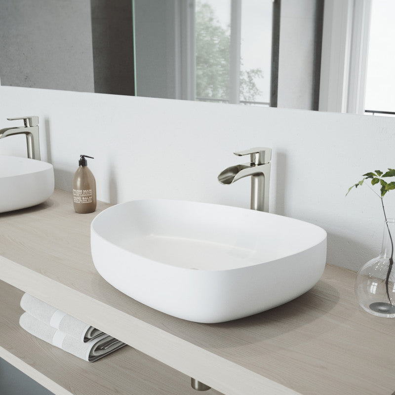 Peony Matte Stone™ Vessel Bathroom Sink