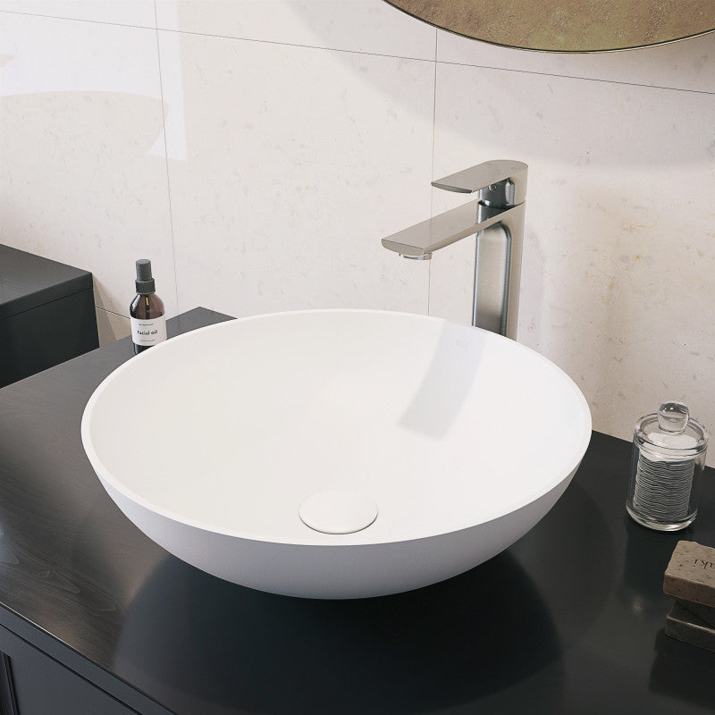 Lotus Matte Stone™ Vessel Bathroom Sink