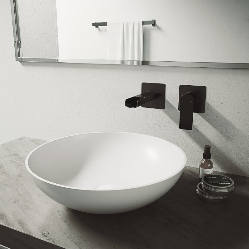 Lotus Matte Stone™ Vessel Bathroom Sink