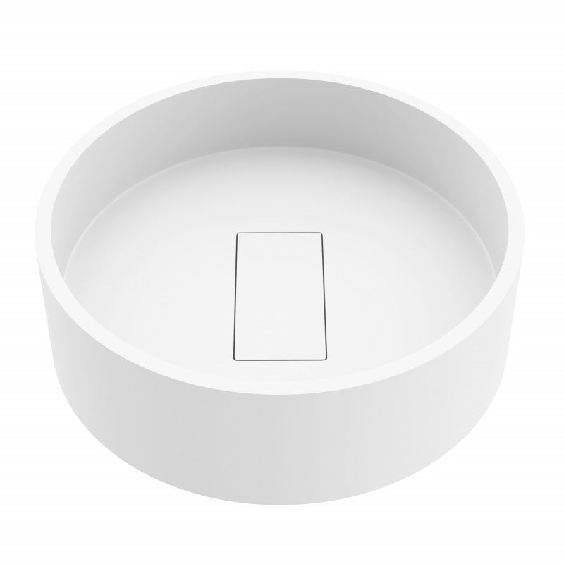 Bryant Round Matte Stone™ Vessel Bathroom Sink