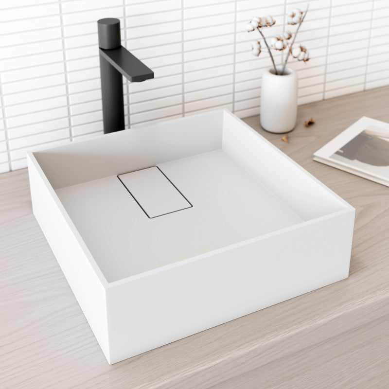 Bryant Square Matte Stone™ Vessel Bathroom Sink