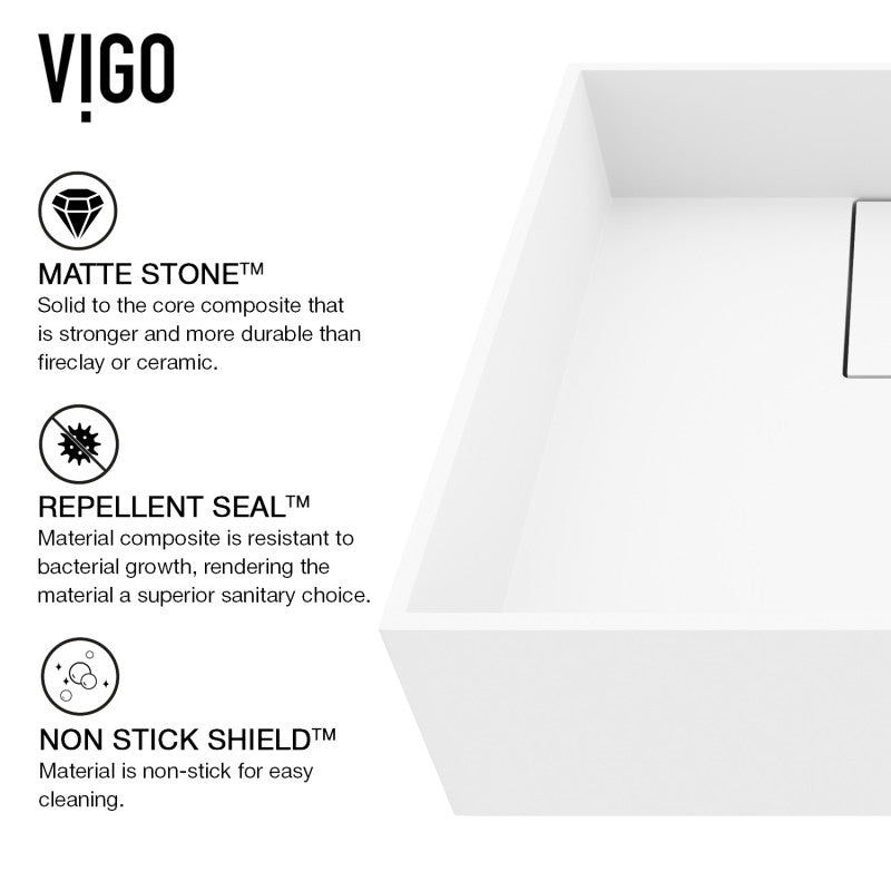 Bryant Square Matte Stone™ Vessel Bathroom Sink