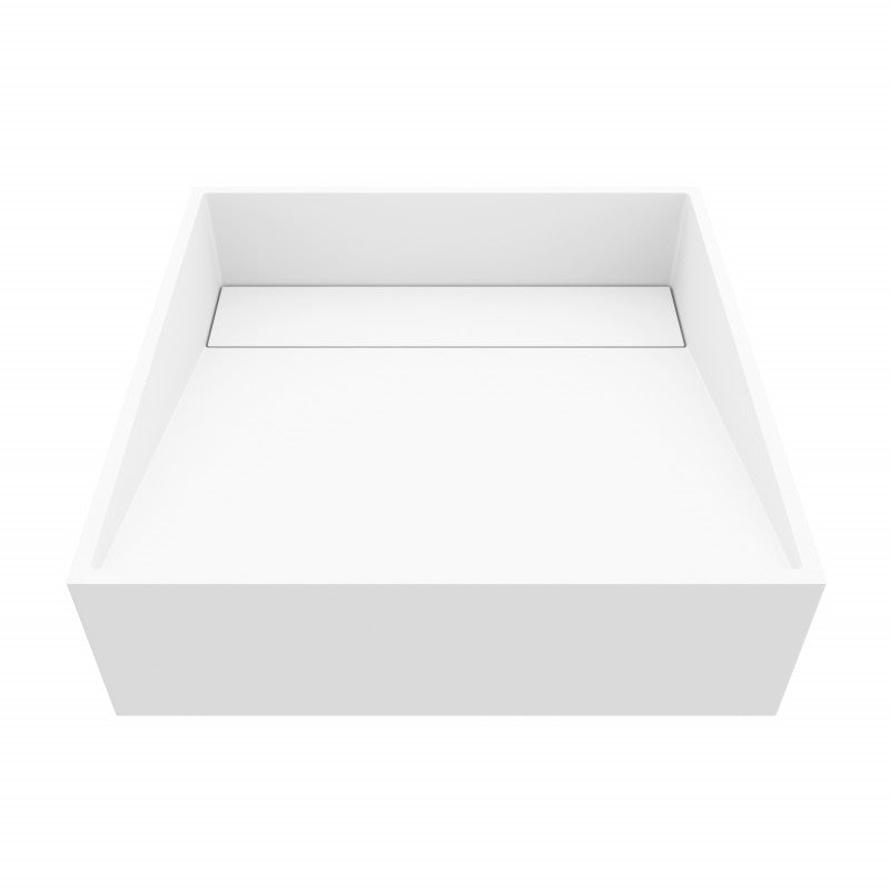 Starr Square Matte Stone™ Vessel Bathroom Sink