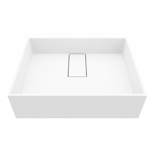 Bryant Rectangular Matte Stone™ Vessel Bathroom Sink