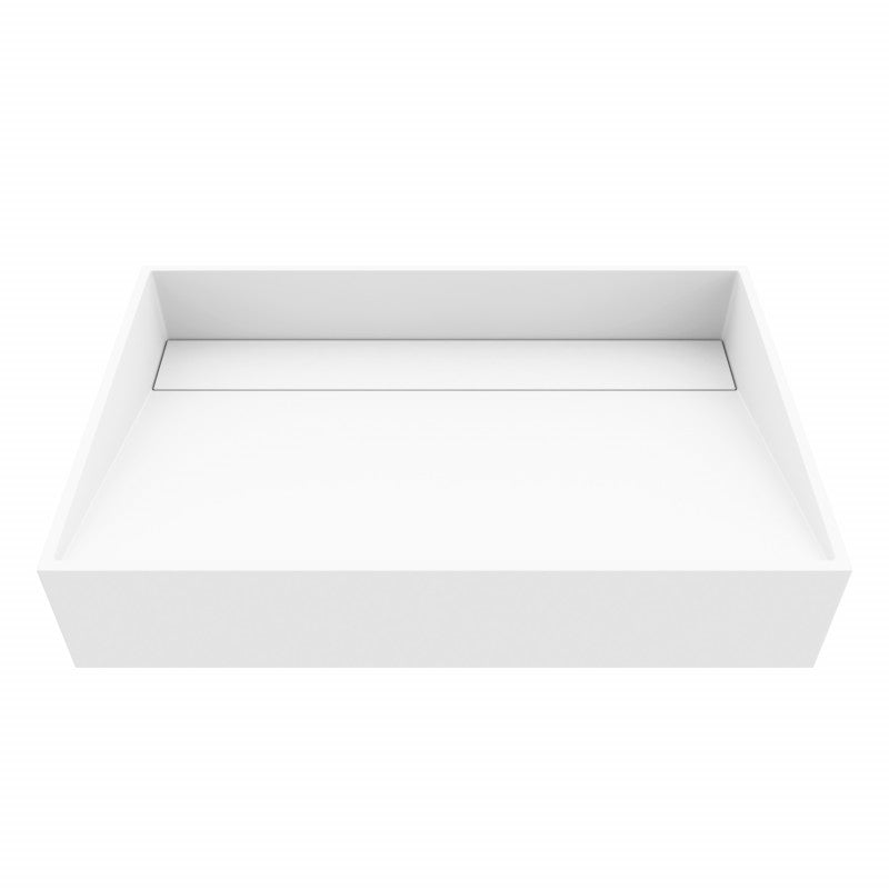Starr Grand Rectangular Matte Stone™ Vessel Bathroom Sink