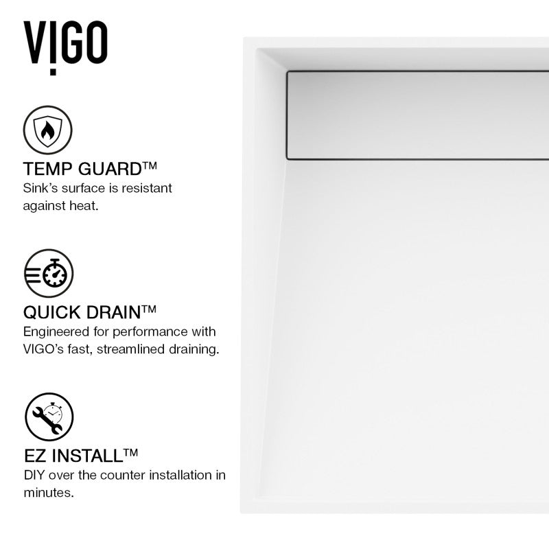 Starr Grand Rectangular Matte Stone™ Vessel Bathroom Sink