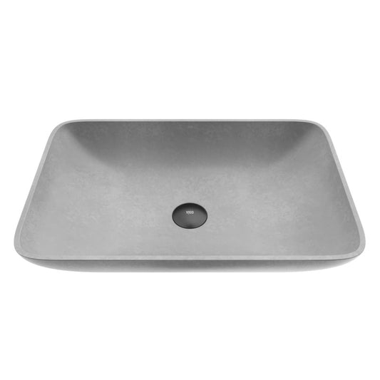 Sottile Gothic Grey Concreto Stone™ Composite Vessel Bathroom Sink