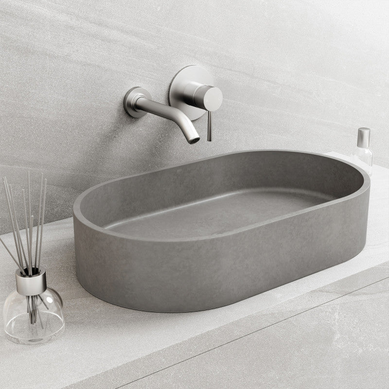 Sagrada Gothic Grey Concreto Stone™ Composite Vessel Bathroom Sink