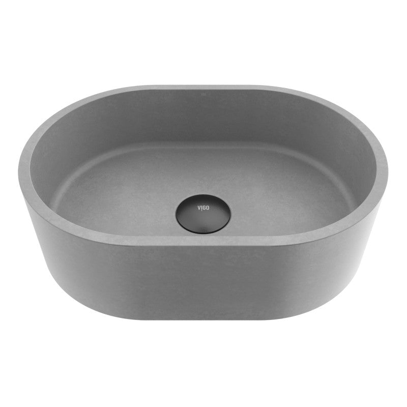 Giralda Gothic Grey Concreto Stone™ Composite Vessel Bathroom Sink