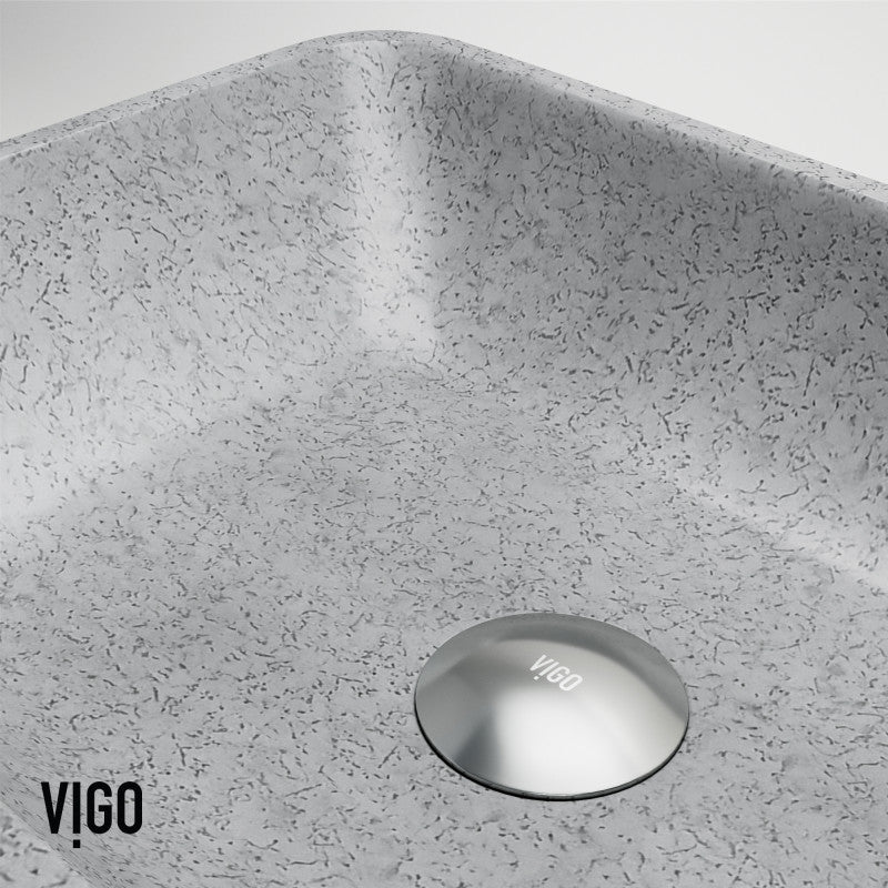 Duomo Gothic Grey Concreto Stone™ Composite Vessel Bathroom Sink