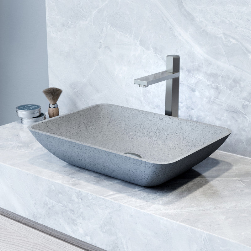 Duomo Gothic Grey Concreto Stone™ Composite Vessel Bathroom Sink