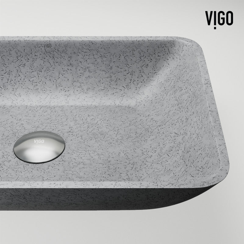 Duomo Gothic Grey Concreto Stone™ Composite Vessel Bathroom Sink