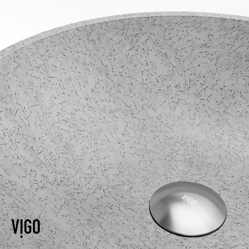 Ravenna Gothic Concreto Stone™ Composite Vessel Bathroom Sink