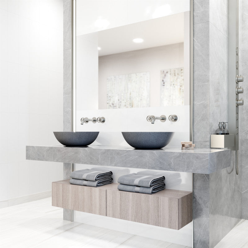 Ravenna Gothic Concreto Stone™ Composite Vessel Bathroom Sink