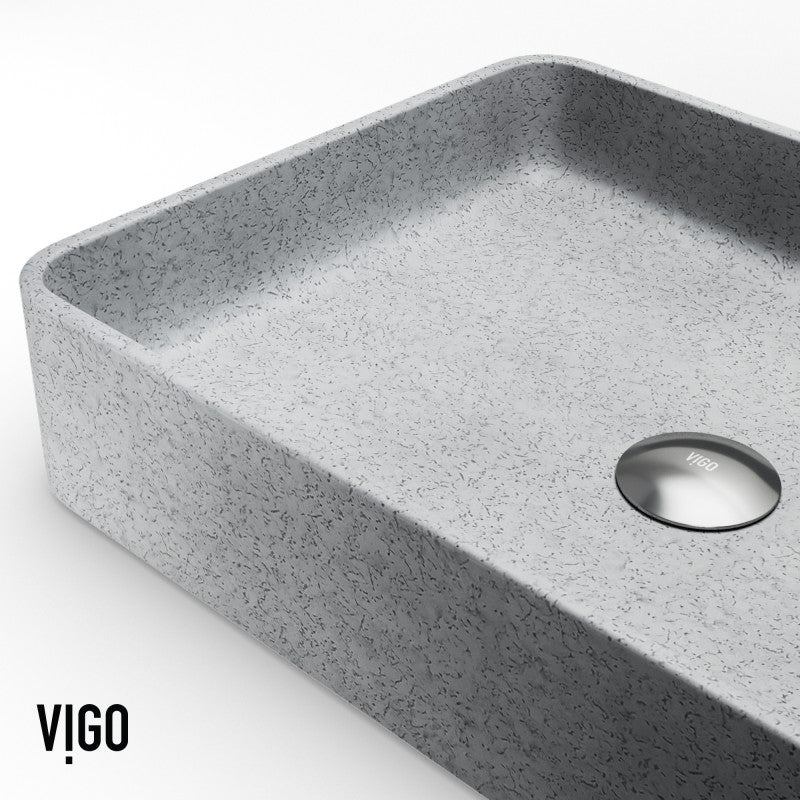Terragona Gothic Grey Concreto Stone™ Composite Vessel Bathroom Sink