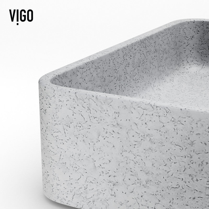 Terragona Gothic Grey Concreto Stone™ Composite Vessel Bathroom Sink