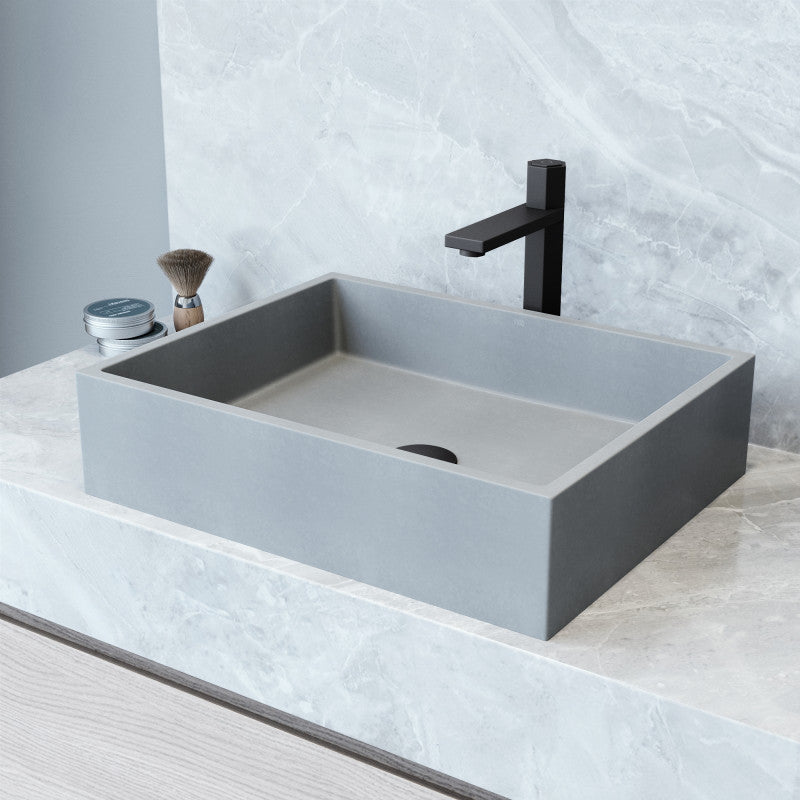 Coca Gothic Grey Concreto Stone™ Vessel Bathroom Sink