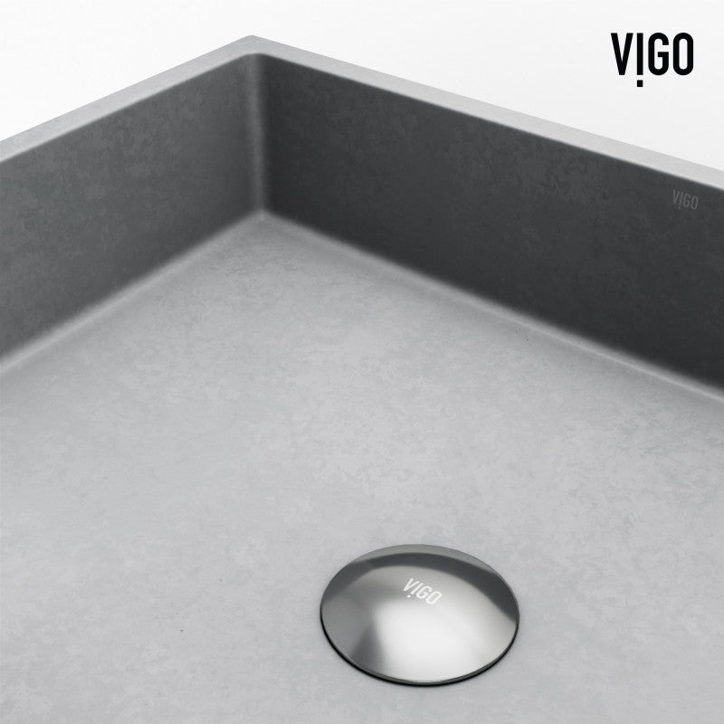 Coca Gothic Grey Concreto Stone™ Vessel Bathroom Sink