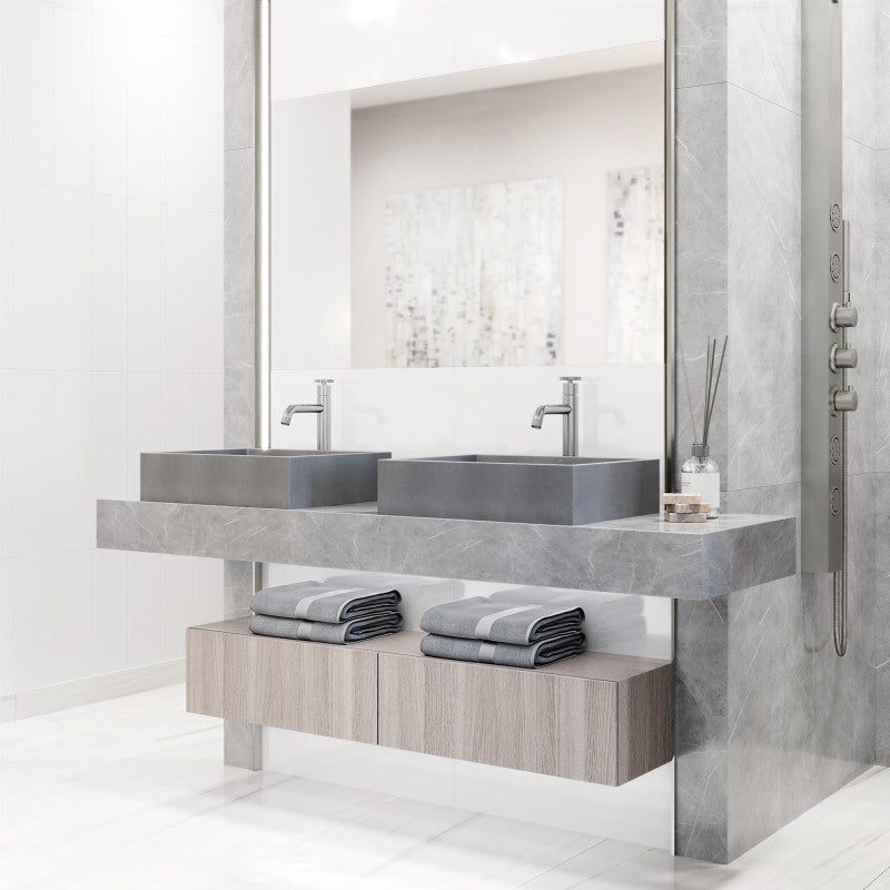 Coca Gothic Grey Concreto Stone™ Vessel Bathroom Sink