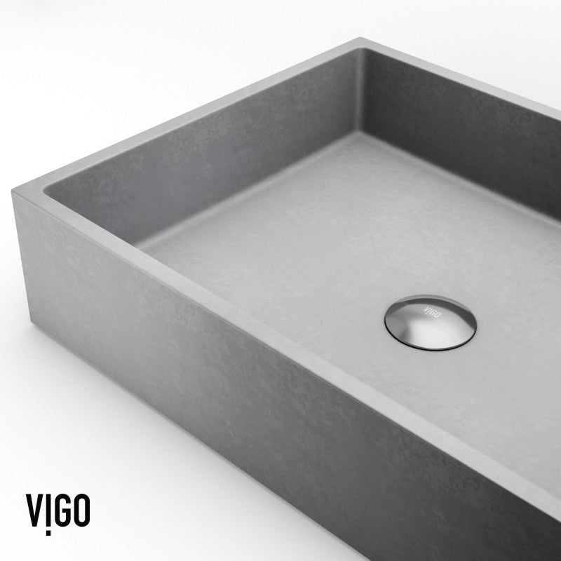 Coca Gothic Grey Concreto Stone™ Vessel Bathroom Sink