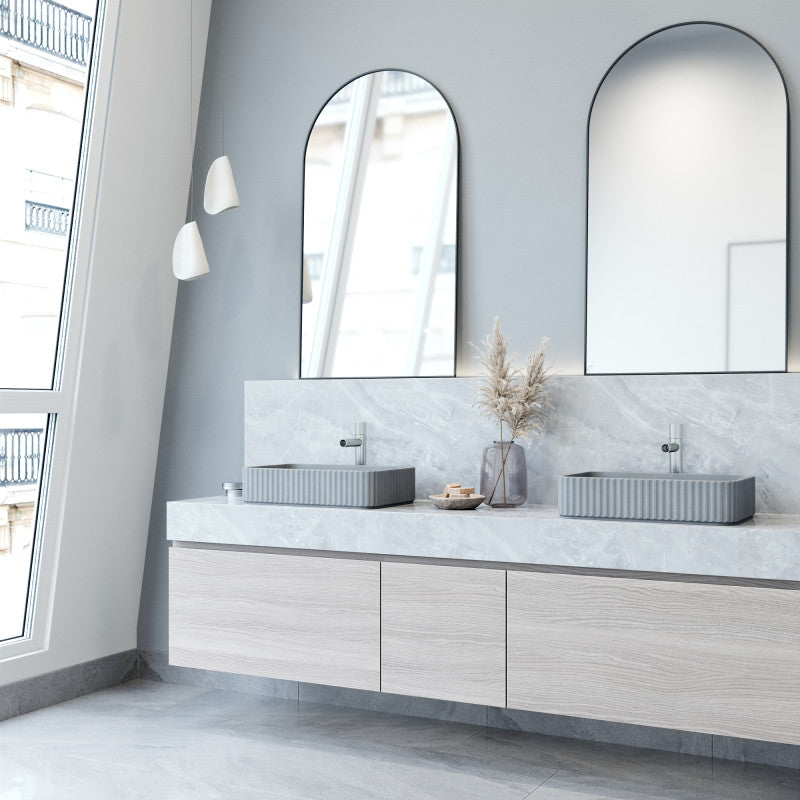 Windsor Rectangular Concreto Stone™ Composite Vessel Bathroom Sink