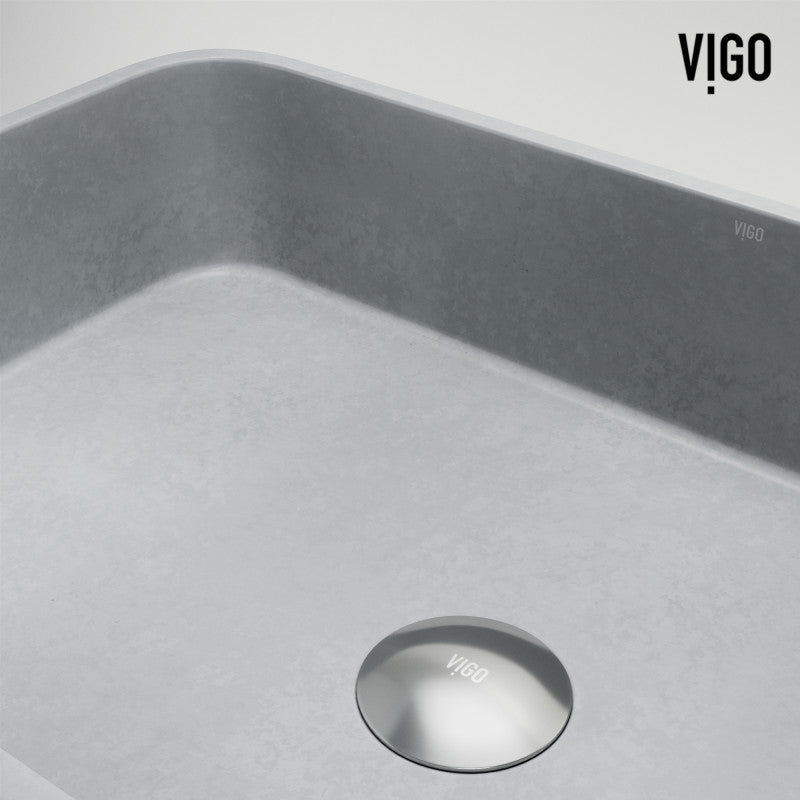 Windsor Rectangular Concreto Stone™ Composite Vessel Bathroom Sink