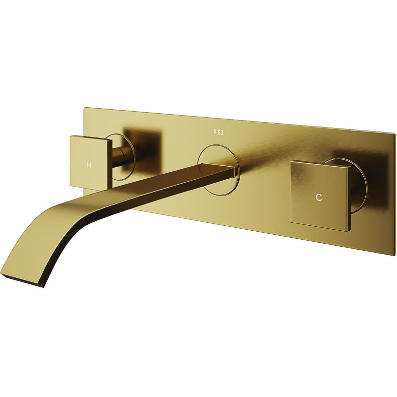 Titus Wall Mounted Bathroom Lavatory Faucet