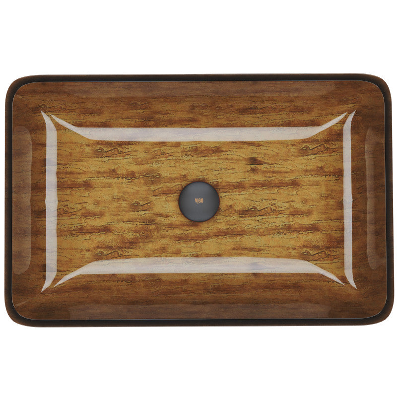 Hadyn Tempered Glass Vessel Bathroom Sink