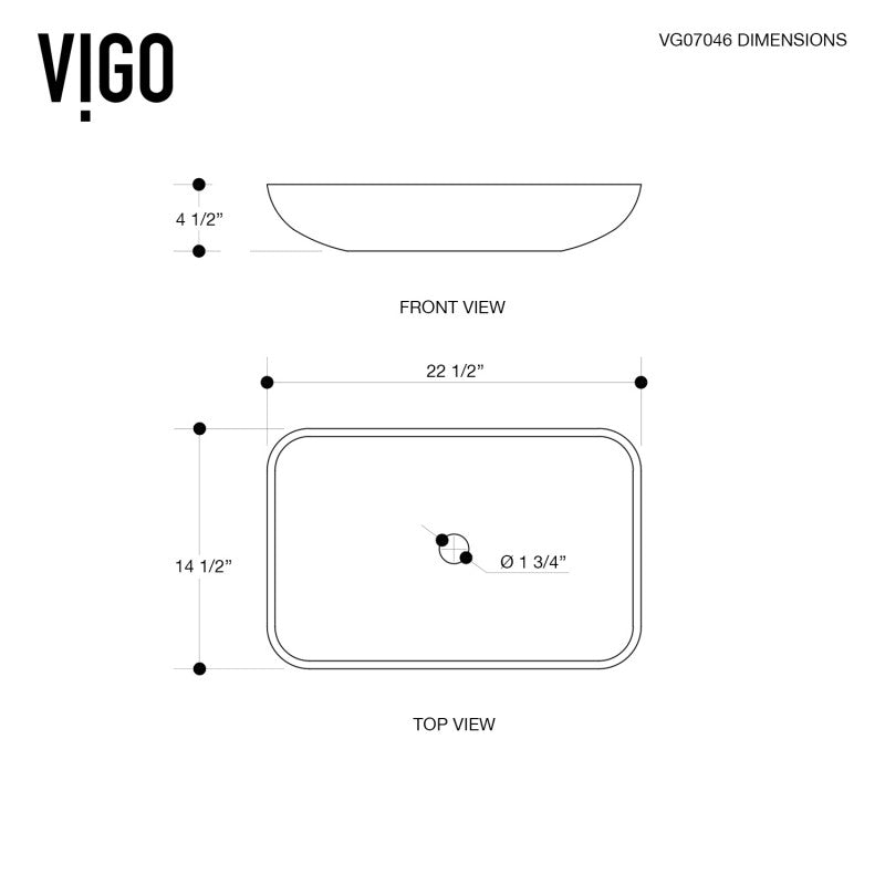 Hadyn Tempered Glass Vessel Bathroom Sink